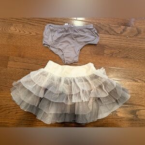 STELLA McCartney for Gap Kids Tulle Tutu Tiered Skirt w Bloomers Y2K Vintage